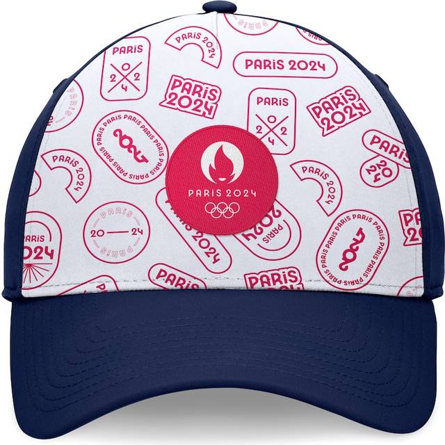 Paris 2024 Olympics 5 Panel Stretch Cap - Navy