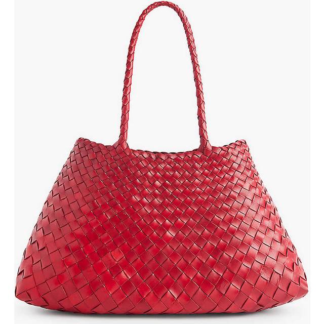 Dragon Diffusion Womens Red Santa Croce Large Top-handle Bag - RED