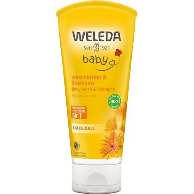 Weleda Graviditets- och babyvård Bebisar & barn Rengör skonsamt hud & hår, mild för ögonenCalendula Wash Lotion & Shampoo 200 ml (430,00 kr / 1 l)