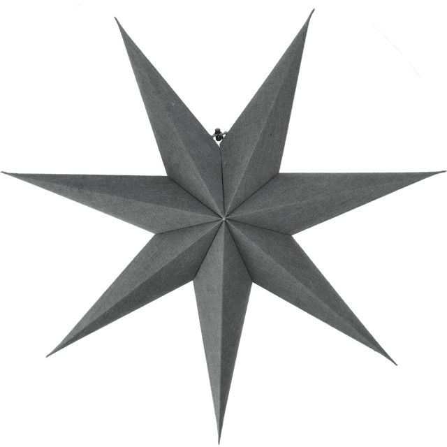 Scandi Living Bare advent star blue grey 60 cm