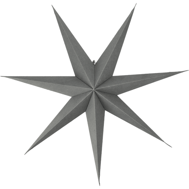 Scandi Living Bare advent star blue grey 80 cm
