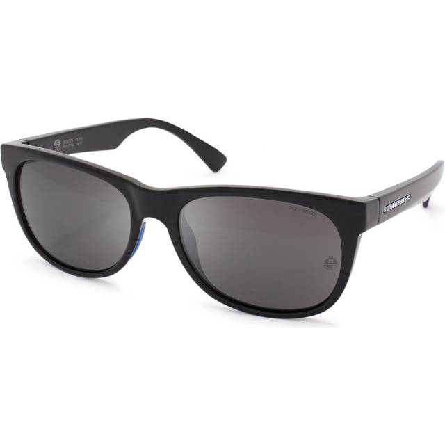 North Sails Unisex Jaques NS025 Sunglasses Plastic Black Grey Squared Polarized