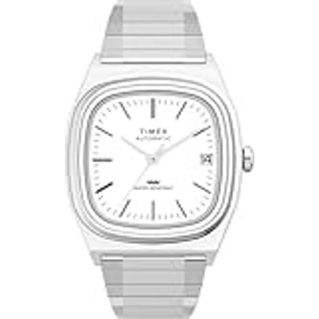 Timex Mens 1983 E-Line Reissue Expandable Watch TW2W70800 - Silver