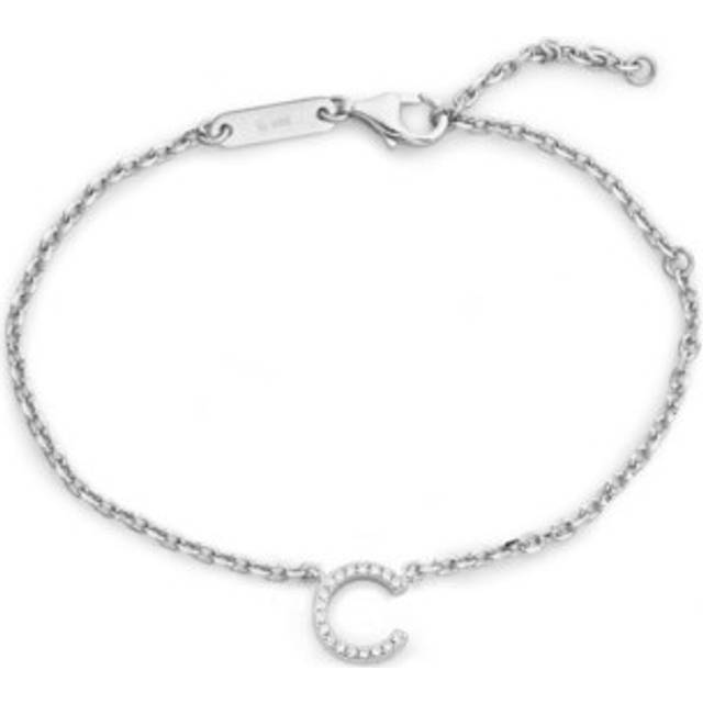 Armband irma letter bracelet c silver