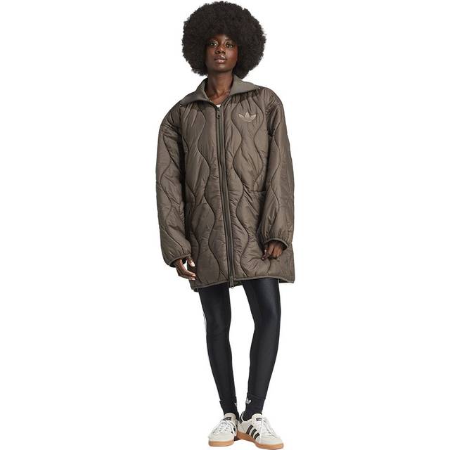 ADIDAS ORIGINALS Fashion Quilted Mid Jacket |Brun |S