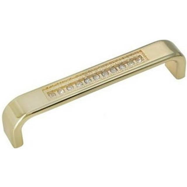 Gleam II Polished Gold Cabinet Pull  3 3/4 inch