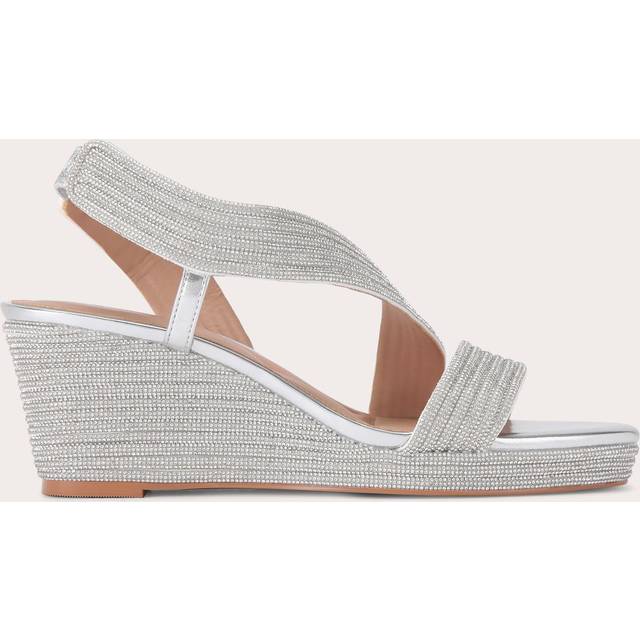 Carvela Gala Jewel Embellished Wedge Heel Sandals