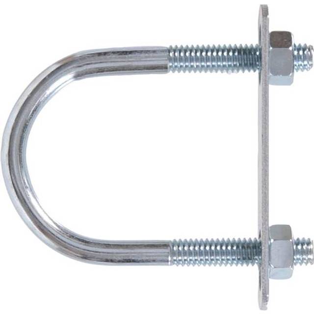"National Hardware N222-216 2190BC U Bolt in Zinc plated #652-3/8""""""""x3""""""""x4-1/2"""""""""