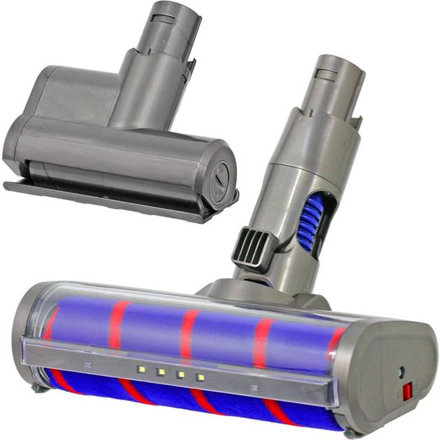 Soft roller + mini turbine for dyson dc58 dc62 vacuum hard floor tool brush