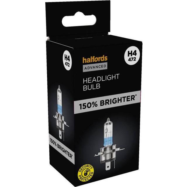 Halfords Advanced 150% Brighter H4 472 Headlight Bulb