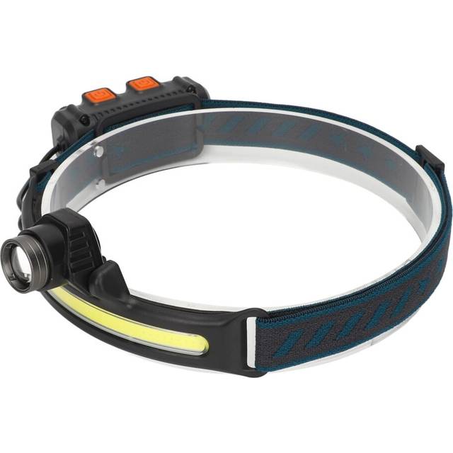 Chronus Chronus Rechargeable Headlamp, COB Floodlight Headlight Multi-function Switch Power Tip (Black)