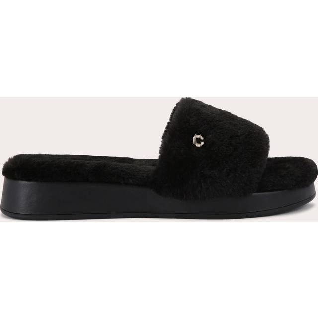 Carvela Womens Cloud Cosy Sandals - Black Fabric - Size UK 3