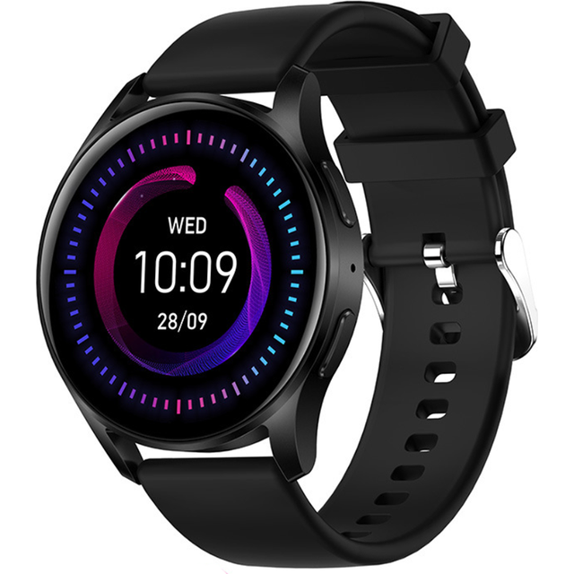 "Chronus Smart Watch Men Women 1.39"" HD Screen Bluetooth Watches Sport Waterproof Activity Tracker Women for iPhone Android(Black)"