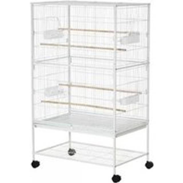 Pawhut Majestic Bird Palace With Stand & Tray | Wowcher - White