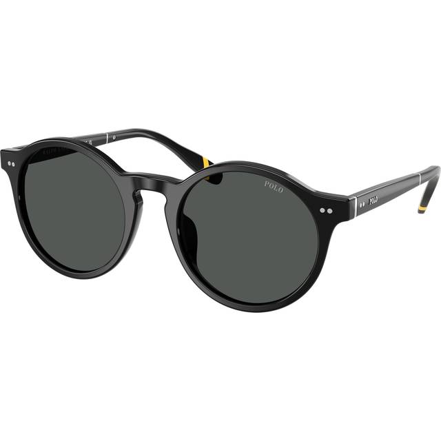 Polo Ralph Lauren Man PH4204U 538587 Solglasögon Acetat Svart Grå Pantor Normal