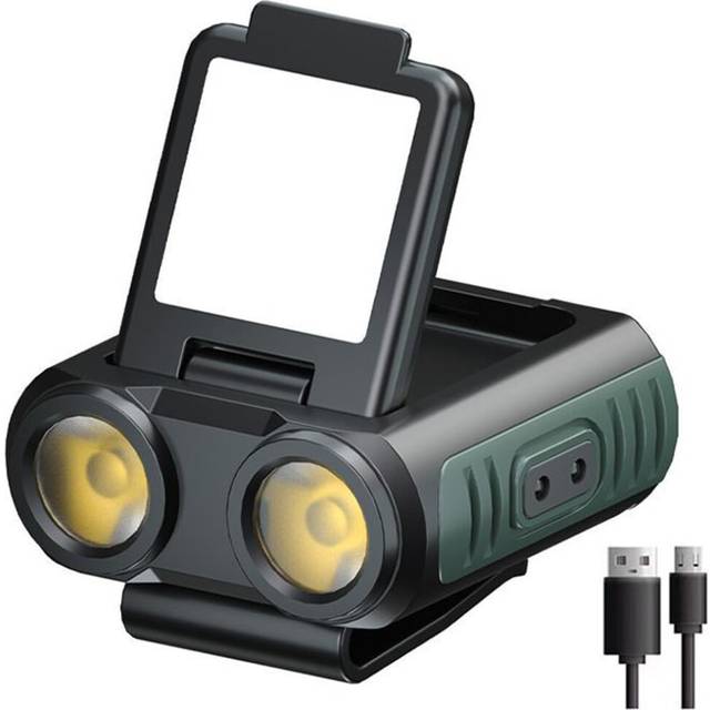 Chronus CHRONUS Rechargeable Headlamp - Super Bright LED, Motion Sensor, 4 Modes, Waterproof - Black