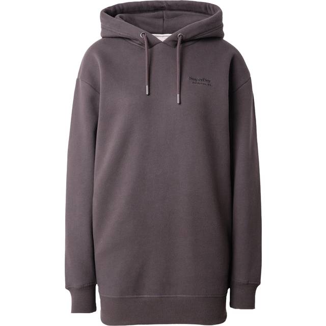 Superdry Essential Hoodie Dress, Bison Black