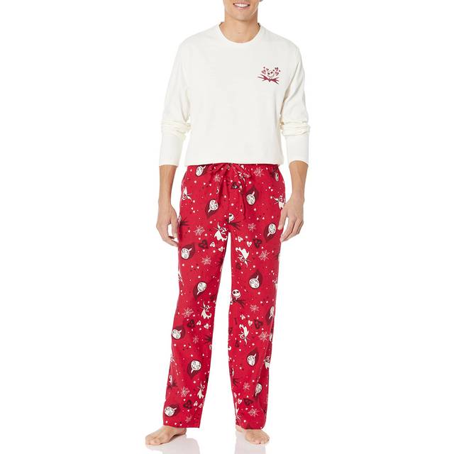 Amazon Essentials Disney | Marvel | Star Wars Men's Flannel Pajama Sleep Sets  Nightmare Valentine - Mens  X-Small
