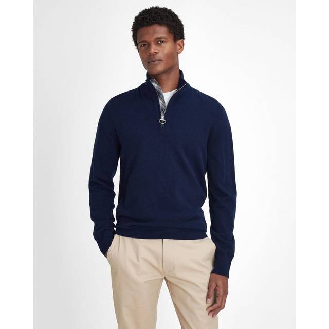Marlow Half-Zip Sweater - NY91 - A longstanding brand in the world of British fashion, Barbour continues to champion understated elegance across its ready-to-wear collections and renowned outerwear. Inspired by the outdoors and country life, each given design balances visual aesthetic with welcome practicality.