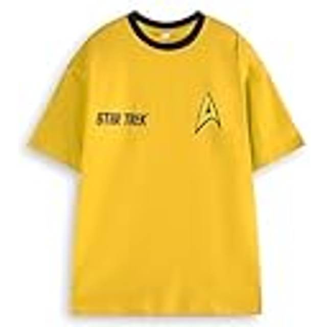 (XXX-Large) Star Trek Short Sleeved T-Shirt (Mens Yellow)