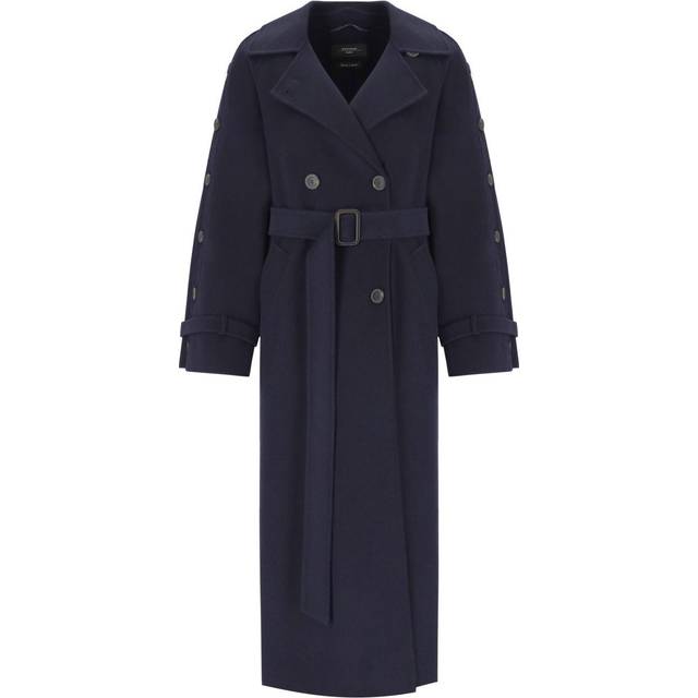 MAX MARA WEEKEND NATALE BLUE TRENCH COAT