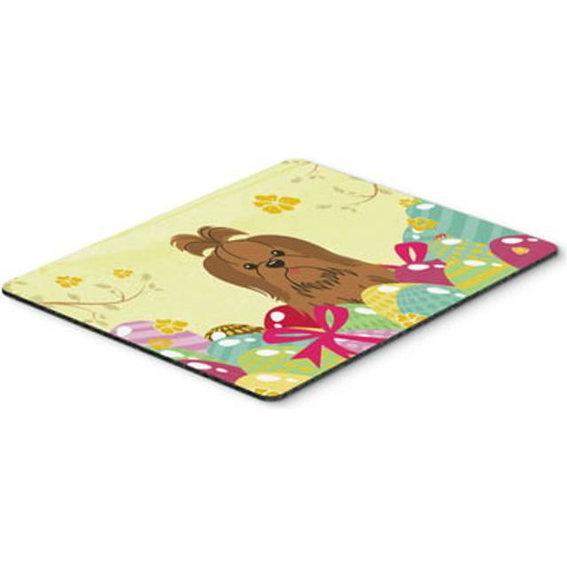 Caroline's Treasures Easter Eggs Shih Tzu Silver Chocolate Mouse Pad  Hot Pad or Trivet  Multicolor  7.75x9.25   BB6086MP