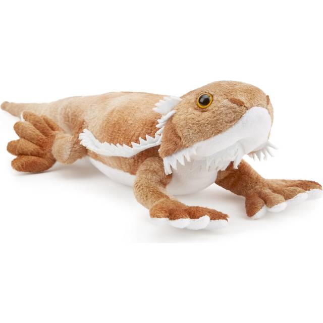 100% Recycled Plush Bearded Dragon Toy (34cm Length) Stuffed Soft Cuddly Eco Friendly animals Collection For New Born Child First kid