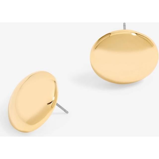 Jon Richard Jon Richard Gold Plated Dome Earrings