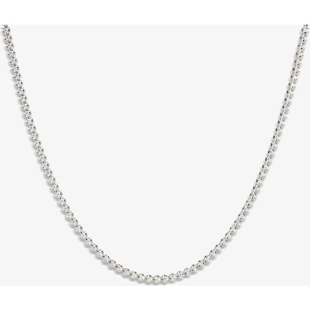 18ct White Gold Rosabella Diamond Tennis Necklace HSN2001S - Silver