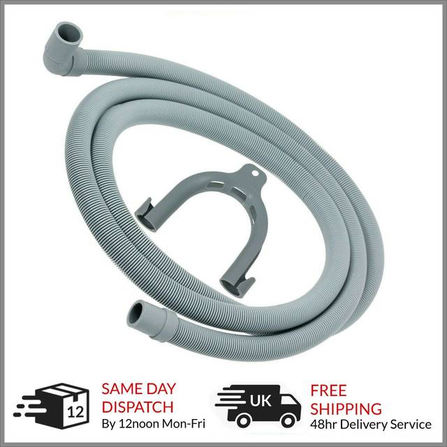 Drain hose for miele lg samsung washing machine washer dryer right angle 2.5m