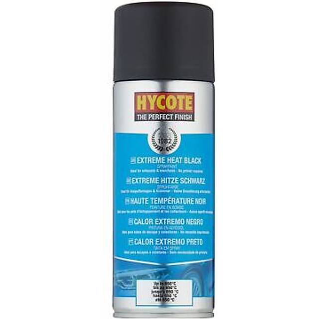 Hycote colour extreme heat vht very high temp aerosol spray paint black 400ml