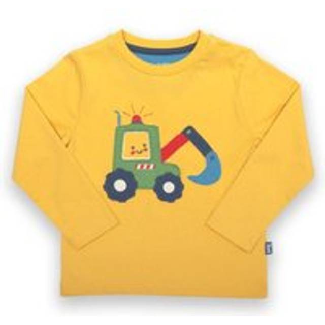 Happy Digger Organic Cotton T-Shirt - Yellow - 4 Years