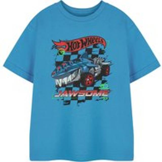 (5-6 Years) Hot Wheels Short Sleeved T-Shirt (Boys Blue)
