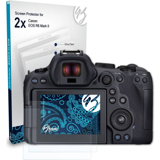 Bruni 2x Protective Film For Canon Eos R6 Mark Ii Screen Protector