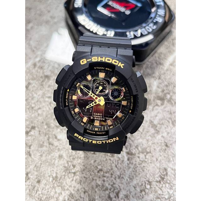 CASIO G-Shock Analog-Digital 'Black Gold' - black gold - Free
