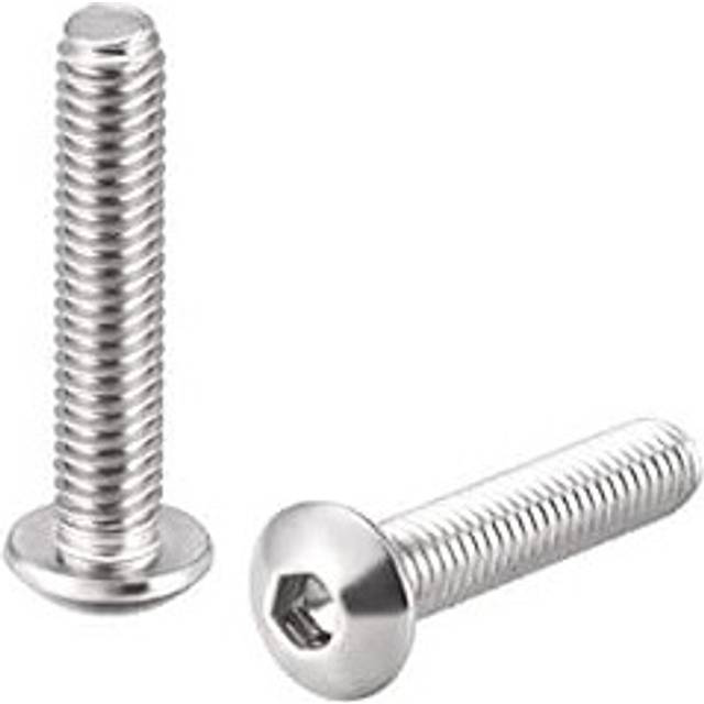 M4x20mm Machine Screws Hex Socket Round Head Screw 304 Stainless Steel Fasteners Bolts 20pcs
