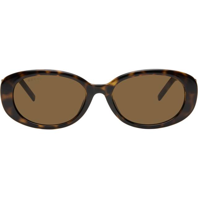 Women&#39;s Gucci Gg1684Sa 004 Sunglasses in Havana | Size 55 (55)