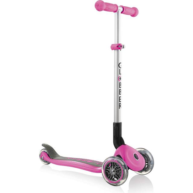 Globber Primo Foldable, Barn, Trehjuling, Flicka, Asfalt, Kullersten, Rullsten, 50 kg, 3 hjul