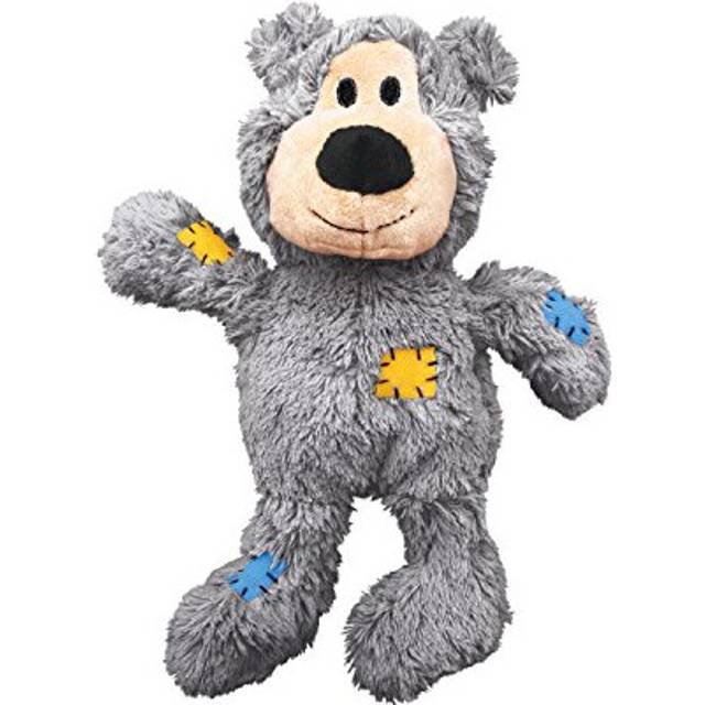 KONG - Wild Knots Bear - Internal Knotted Ropes and Minimal Stuffing for Less Mess (Assorted Colours) - For X-Large Dogs