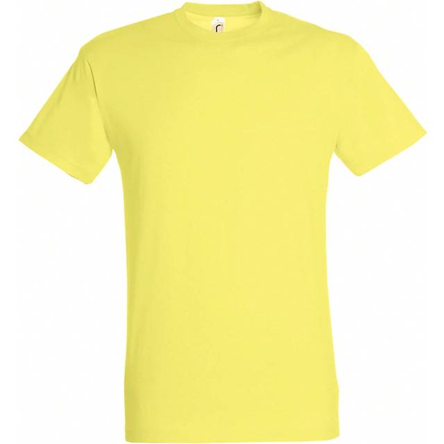 SOLS Mens Regent Short Sleeve T-Shirt (Pale Yellow)