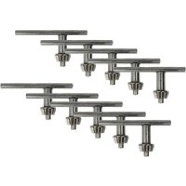 Vhbw - 10x Drill Chuck Key S2A 10-13mm, Replacement for Wolfcraft 2630000 for Drills, Tool for Drill Chuck