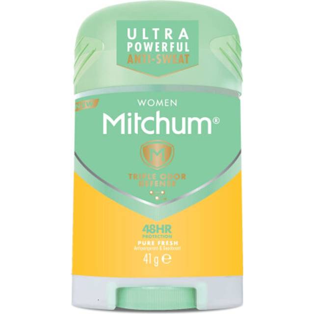 Revlon Mitchum Women Triple Odor Defense 48HR Protection Deodorant Stick and Antiperspirant Pure Fresh, Dermatologist Tested, 41 g (Pack of 1)