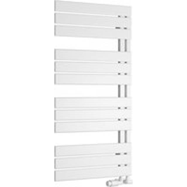 Reina - Pettino Flat Panel Heated Towel Rail 1124mm h x 550mm w - White