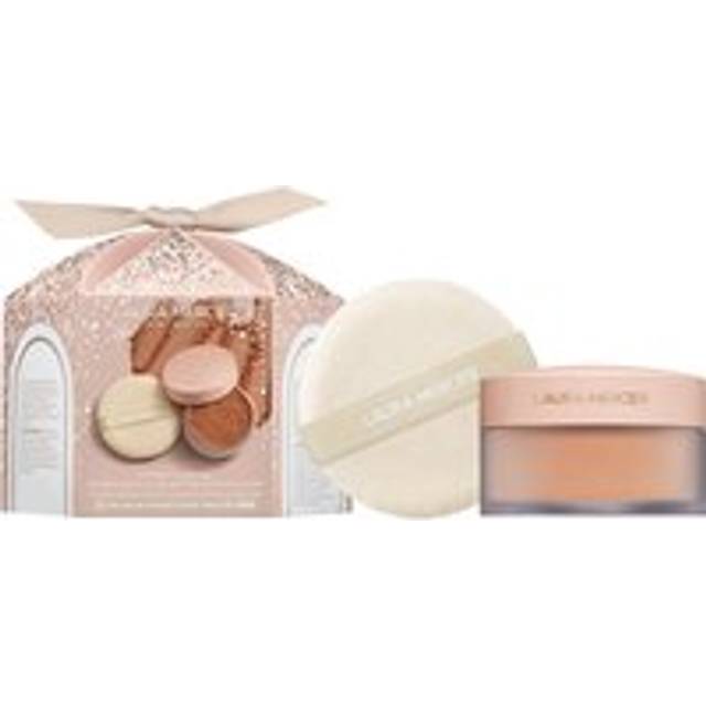 Laura Mercier Divinely Flawless Ultra-Blur Translucent Loose Setting Powder and Puff 20g (Various Shades) - Medium-Deep
