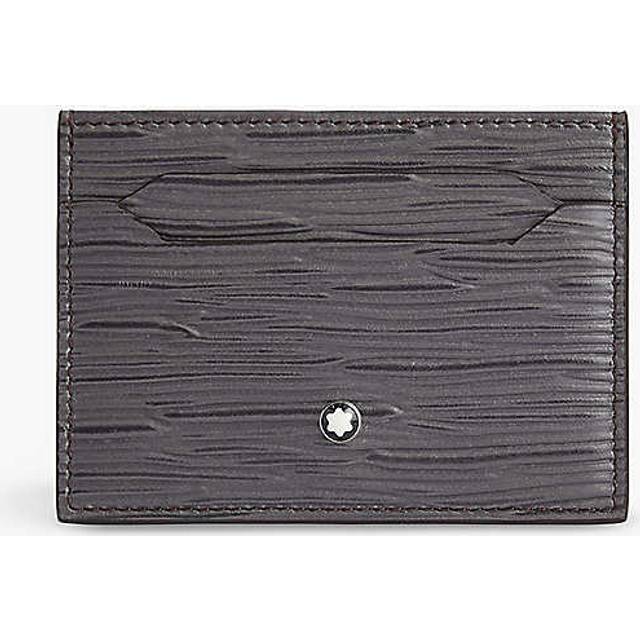 Montblanc Grey 4810 5cc Leather Card Holder - GREY