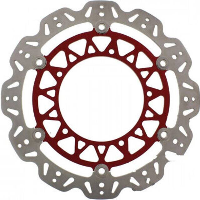 EBC Brakes Vee-Series Red Hub Motorcycle Brake Disc