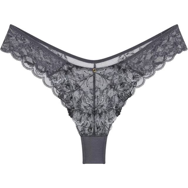 Triumph Sensual Spotlight Highleg Brazilian stringtrosa, gr�, Storlek: 44, Kvinnor