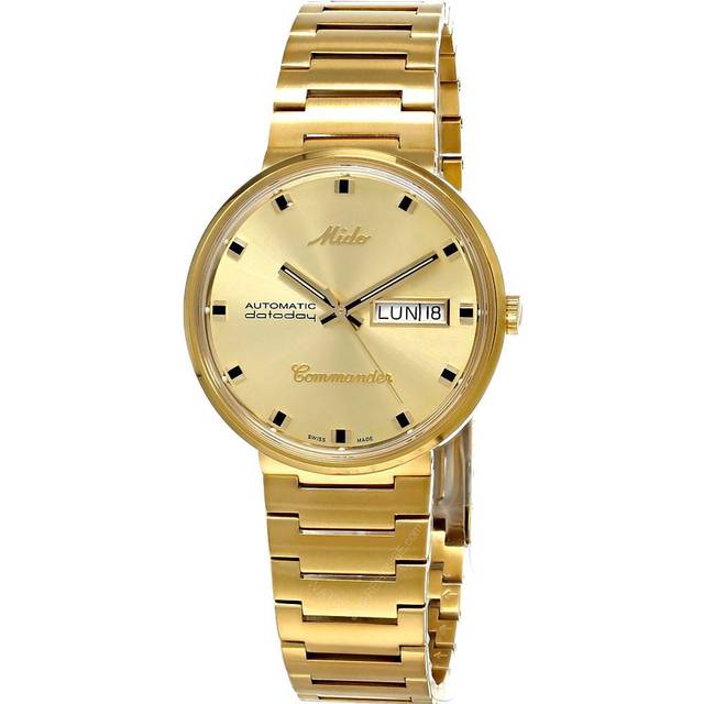 MIDO Commander Vintage 1959 Automatic Gold 37MM Men's Watch M8429.3.22.23 / M842932223 - 37 mm