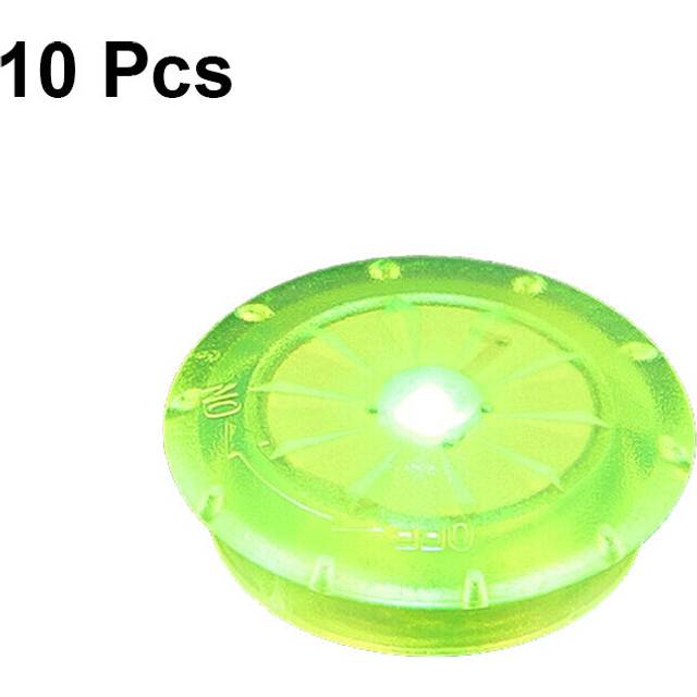 (a-10Pcs Green) 10Pcs Bicycle Light Mini Bike Light Colorful Bicycle Led Light with Battery Bike Wheel Spoke Running Lights Bicycle Accessories