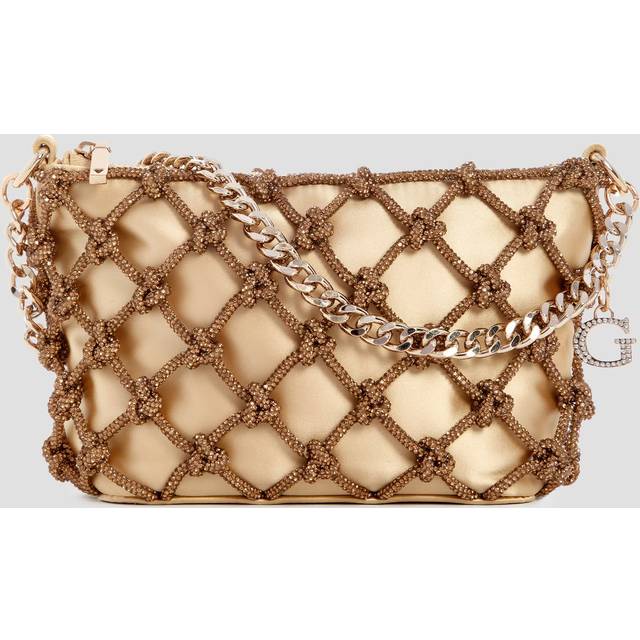 Guess Zalina Rhinestone Mini Shoulder Bag - Gold - T/U